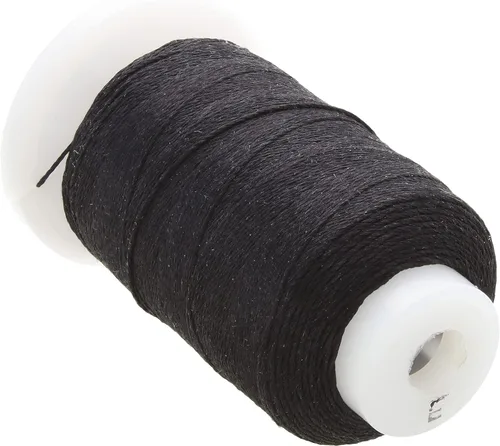 Miniatura 83 de The Beadsmith Cordón de seda pura – Castaño, tamaño E (0.325 mm/0.0128"), 200 yardas (600 pies), carrete de 1/2 onza