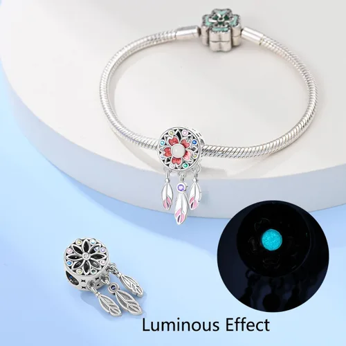 Miniatura 158 de LNQOBU Happy Life - Colgante para pulseras de abalorios, plata de ley 925 para mujer (con un espaciador de cuentas)