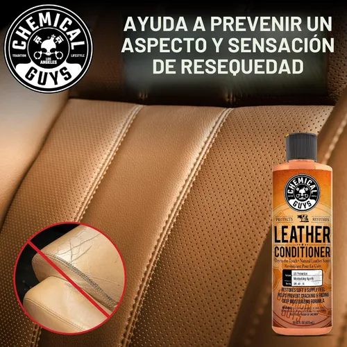 Miniatura 11 de Chemical Guys SPI_109_04 - Kit completo para el cuidado del cuero Leather Cleaner y Conditioner para uso en interiores de autos, ropa de cuero
