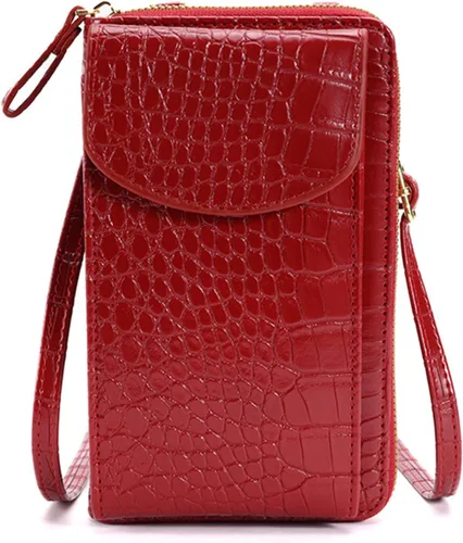 Miniatura 7 de Bolso cruzado pequeño para teléfono celular, cartera con tarjetero y ranura para tarjetas