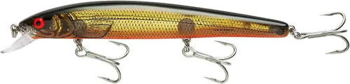 Miniatura 77 de Bomber Señuelos Long A Slender Minnow Jerbait Señuelo de Pesca a rayas (Baby Striper)