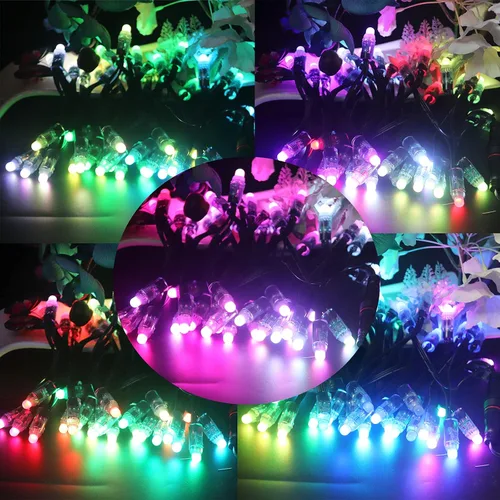 Miniatura 5 de REXTiN® WS2811 LED Cadena Pixeles Luces digitales direccionables impermeable RGB a todo color 0.472 in DC 5V (DC5V 500pcs)