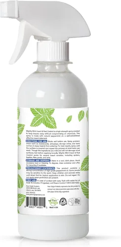 Miniatura 7 de Aceite de menta para control de insectos y plagas de 8 oz - Spray natural para arañas, hormigas y más (2)