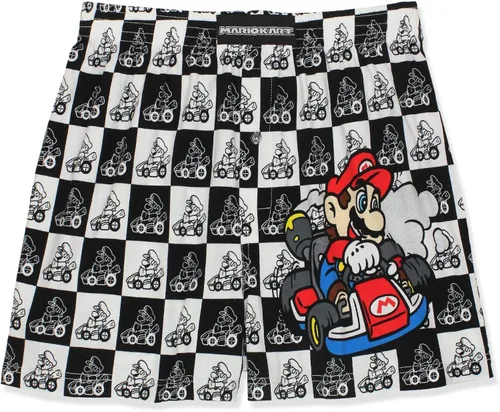 SUPER MARIO Brothers - Pantalones cortos tipo bóxer para hombre