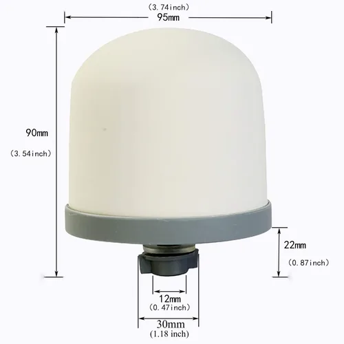 Miniatura 2 de HUI NING - Kit de filtro de agua y grifo de cúpula de cerámica de repuesto para encimera, cubo de agua doméstico, sistemas de filtración