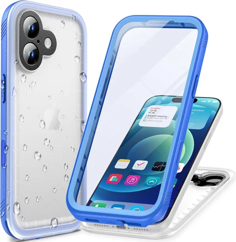 Miniatura 25 de Cozycase TOP Funda impermeable para iPhone 17 Pro Max - Grado militar resistente a todo 360 con protector de cámara de pantalla, doble IP68 a prueba