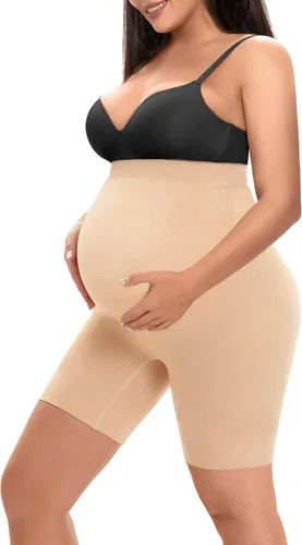 Narcissus Bump Proud - Fajas moldeadoras sin costuras para maternidad, ropa interior a medio muslo - El embarazo debe tener
