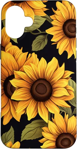 Miniatura 23 de Funda para iPhone 13 Pro Max Aesthetic Sunflowers y Wild Flower