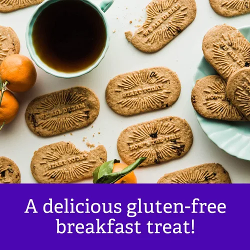 Miniatura 4 de Goodie Girl, galletas de desayuno de arándanos, sin gluten, sin maní, vegano, kosher, incluye 4 cajas, 16 paquetes en total