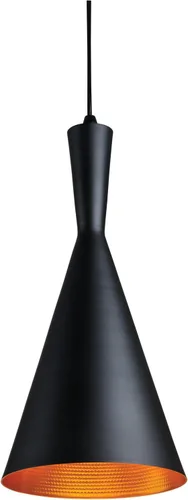 Sunlite Colgante de cono de inspiración vintage de 7 pulgadas, decoración de granja, máximo 60 vatios, enchufe de base media (E26), longitud de