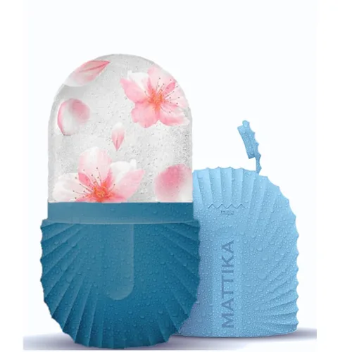 Miniatura 9 de Rodillo de hielo para cara y ojos – Rodillo de hielo facial para hinchazón debajo de los ojos, masajeador facial de silicona reutilizable para Rosa