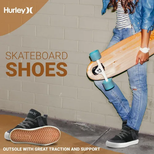 Miniatura 4 de Hurley Zapatos de skate unisex para niños
