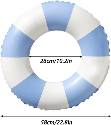 Miniatura 4 de Audaisyly Anillo de natación para niños, flotadores inflables de piscina, tubo de natación, balsa de juguete con frutas, decoraciones de sirena