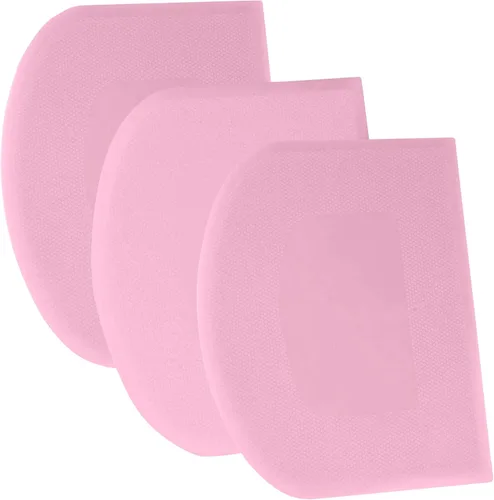 Miniatura 12 de SURDOCA Raspador de Masa Raspador de Banco - 3P 4.7x3.7" Raspador de Tazón de Plástico Flexible, Borde Afilado y Ángulos Raspador de Pastel.