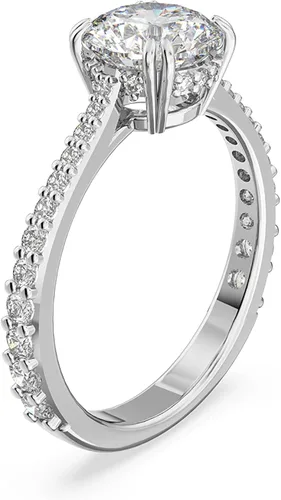 Miniatura 2 de SWAROVSKI Constella Cocktail Ring Jewelry Collection, Pavé Cut, Clear Crystals