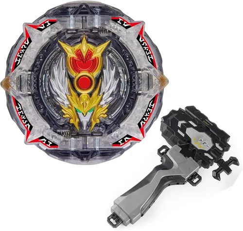 Miniatura 5 de Gyro Battling Tops Burst SuperKing, Lanzador de Giroscopio y Empuñadura Juego de Batalla Set Giro Derecho Sistema de Capas DB Conjunto de Juguetes