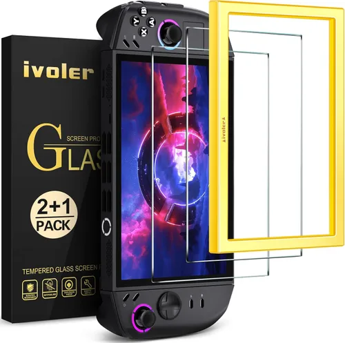 Miniatura 12 de ivoler Paquete de 3 protectores de pantalla grabados antirreflejos para ASUS ROG Xbox Ally/ROG Xbox Ally X Handheld 2025, vidrio templado
