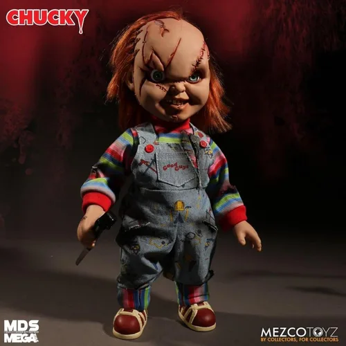 Miniatura 2 de Mezco Toyz Juegos para niños Figura de acción Chucky que habla, megaescala, 15 pulgadas