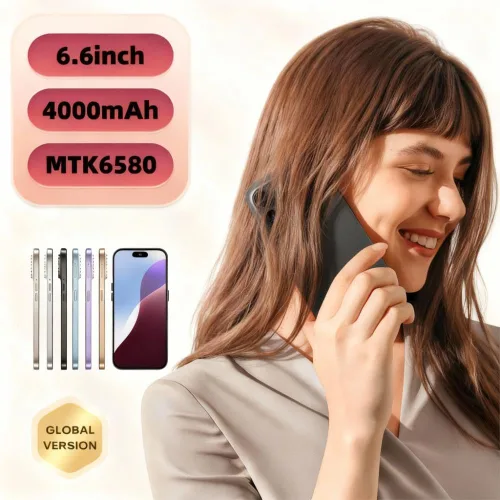 Miniatura 7 de Teléfono móvil 3G desbloqueado, pantalla de 6.6 pulgadas 16 GB ROM (SD a 128 GB), cámaras duales de doble SIM, sistema operativo Android 10.0, Negro