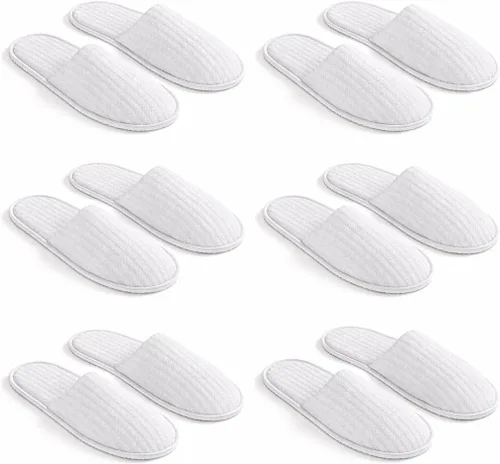 Maeline Zapatillas de spa, antideslizantes, desechables, al por mayor, pantuflas de hotel para invitados, multicolor reutilizables, para interiores,