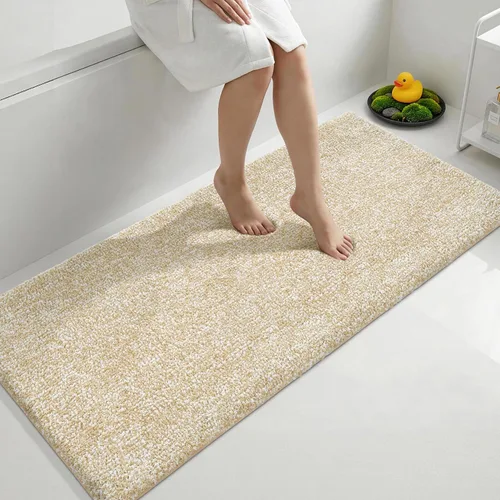 Miniatura 62 de Yimobra Alfombra de baño acolchada antifatiga, antideslizante, lavable, de microfibra suave y densa para lavabo, ducha, pies cansados, cómodo