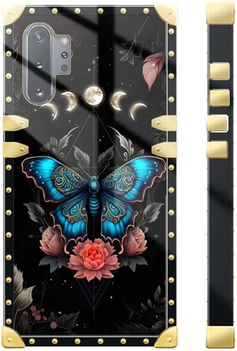 Miniatura 3 de Funda compatible con Samsung Galaxy Note 10 Plus, diseño de mariposas y flores, tierra, para mujeres y niñas, TPU suave, a prueba de golpes, funda