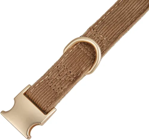 Miniatura 9 de Collar suave para perro con hebilla de metal, ajustable, duradero, cómodo, de pana de algodón, para perros grandes, medianos y pequeños, collares