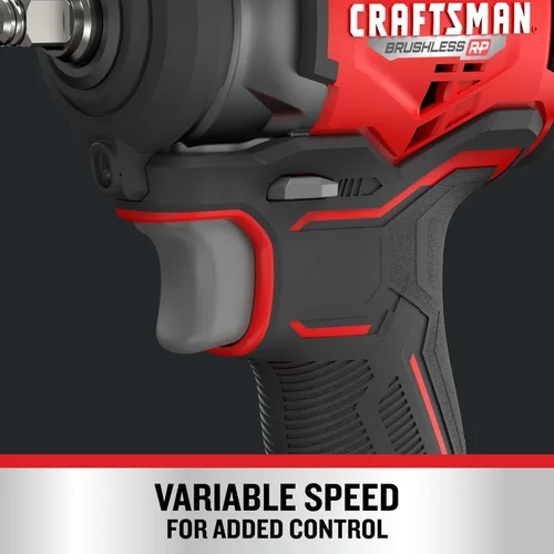 Miniatura 5 de CRAFTSMAN V20 RP - Llave de impacto inalámbrica, transmisión de 3/8 pulgadas, solo herramienta (CMCF911B)