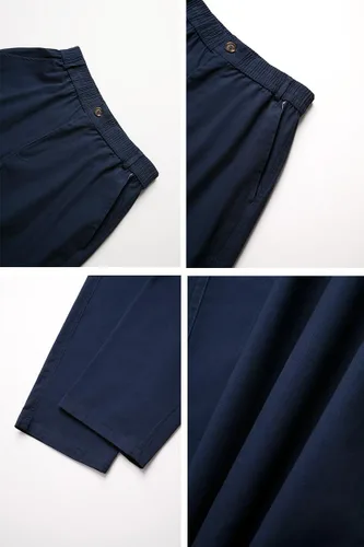 Miniatura 6 de THWEI Pantalones cargo para hombre, estilo casual, de algodón, con múltiples bolsillos, para senderismo, trabajo