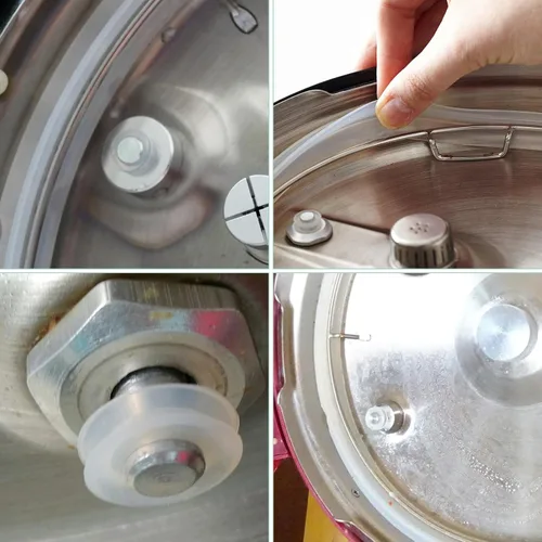 Miniatura 6 de Sello de válvula de flotador para piezas de repuesto de olla instantánea con junta de 10 selladores Pressure Cooker Silicone Pressure Valve