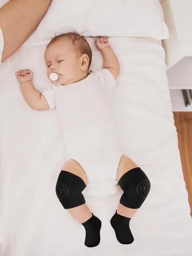 Miniatura 7 de 10 Pairs Baby Crawling Anti Slip Knee Pads and Anti Slip Baby Socks Set Unisex Toddler Knee Protectors Non Slip Ankle Socks