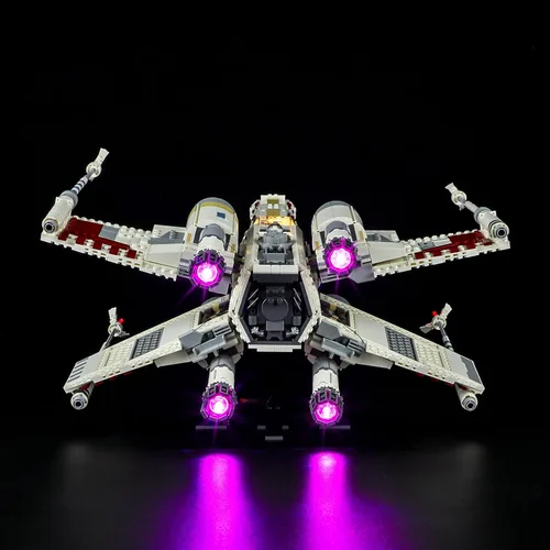 Miniatura 2 de Kit de iluminación LED Briksmax para LEGO-75355 X-Wing Starfighter – Compatible con modelo de bloques de construcción Lego Star Wars – no incluye