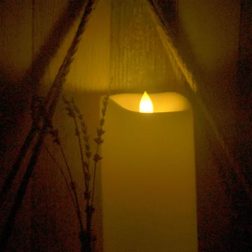 Miniatura 4 de Vela LED sin llama, funciona con pilas, luz parpadeante impermeable al aire libre con control remoto y temporizador para decoración del hogar