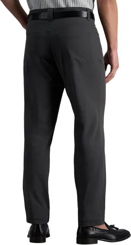 Miniatura 2 de Haggar - Pantalón deportivo de viaje para hombre, ajuste recto, 5 bolsillos, elástico, casual, con tecnología Performance