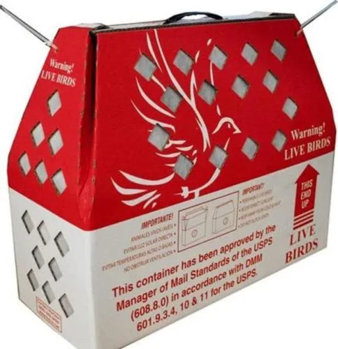 Miniatura 7 de Pinnon Hatch Farms Lite Shipper Live Bird Cajas de envío con divisores (1 caja con separador)