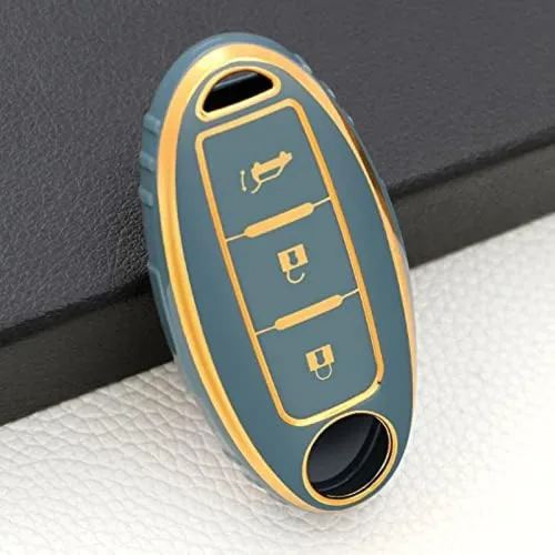 Miniatura 9 de TPU Car Remote Key Case Cover Shell, for Nissan Qashqai J10J11 X-Trail T31T32 Kicks Tiida Pathfinder Murano Note Juke for Infiniti B-green Only Case