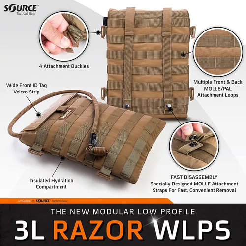 Miniatura 6 de Source Paquete de hidratación de perfil bajo Razor 3L