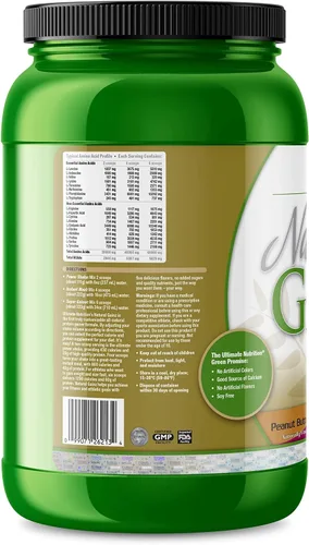 Miniatura 3 de Ultimate Nutrition Natural Gainz Proteína de suero en polvo – Proteína ganadora natural con caseína micelar y proteína de leche, mantequilla de maní