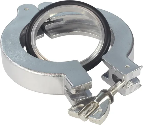 Miniatura 6 de HFS (R) 2 unids/paquete, KF-16 (NW-16) Juego de abrazaderas de vacío de aluminio, abrazadera de tuerca de ala rápida y anillo de centrado, con junta