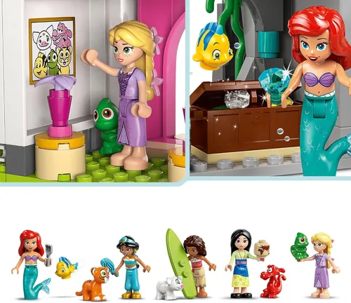 Miniatura 4 de LEGO Disney Princess Castillo y Mascotas Reales Juguetes Infantiles - Set de Construcción para Juego de Rol para Niñas y Niños, Edades 6+ - Incluye
