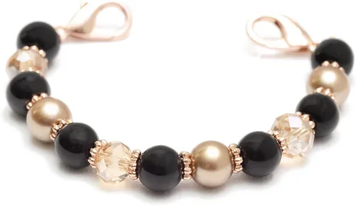 Miniatura 12 de Pulsera de alerta médica de oro rosa, pulsera médica de repuesto intercambiable de identificación médica, etiqueta de identificación no incluida
