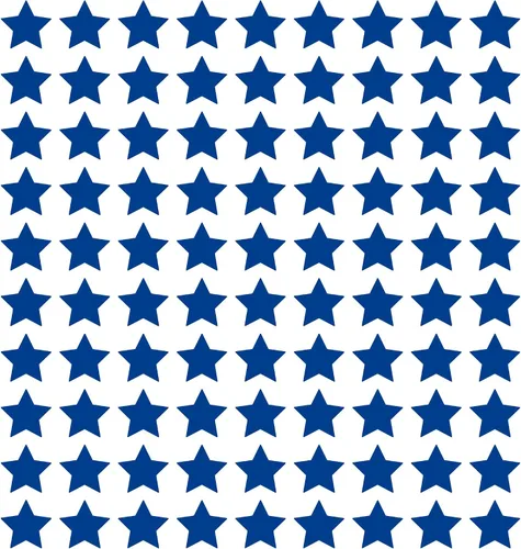 Miniatura 90 de LiteMark Durable Stars, calcomanía roja brillante de 5.5 pulgadas, uso en hormigón liso, azulejos, vidrio, paquete de 8 estrellas Rojo