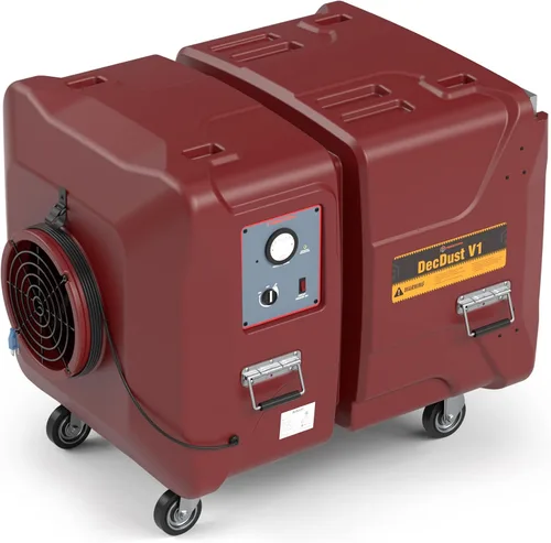 Abestorm Depurador de aire comercial de 2000 CFM con filtración 2 en 1, máquina de aire negativo HEPA, limpiador de aire resistente para