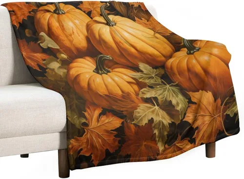 Miniatura 30 de Manta de vellón con estampado botánico de flores de terracota y primavera, manta de franela para el hogar, cama, sofá para niños y adultos, 70 x 80
