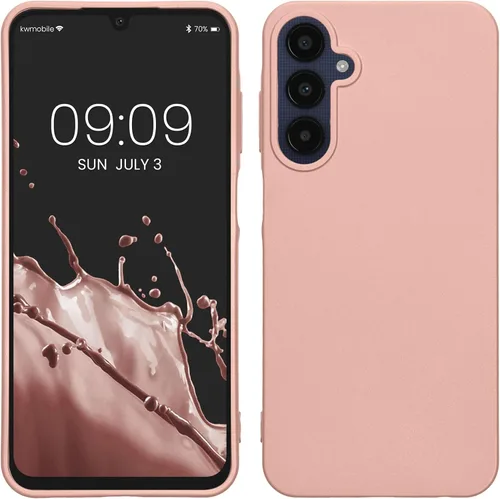 Miniatura 172 de kwmobile Funda compatible con Samsung Galaxy A23 4G / 5G - Funda de silicona TPU metálica suave y delgada - Rojo oscuro metálico