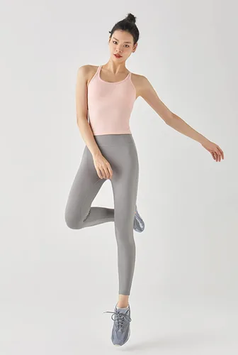 Miniatura 82 de sphinx cat - Camiseta corta de entrenamiento para mujer, camiseta sin mangas, acanalada, con espalda cruzada y brasier integrado