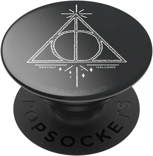 Miniatura 2 de PopSockets - Agarre para teléfono con soporte expandible, agarre adhesivo, Harry Potter - Reliquias de la Muerte Deathly Hallows
