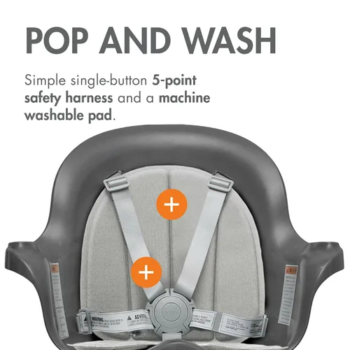 Miniatura 6 de Boon GRUB Silla alta ajustable para bebé, silla alta convertible y silla para niños pequeños, sillas altas para bebés y niños pequeños de 6 meses a