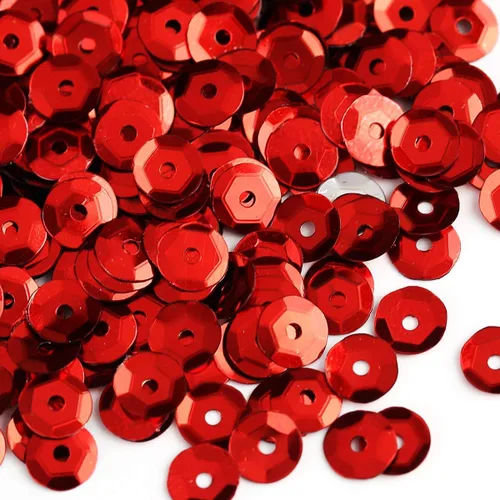 Miniatura 3 de CCINEE 9460 lentejuelas a granel, lentejuelas sueltas de colores mezclados para manualidades de bordado, lentejuelas arcoíris de 0.236 pulgadas