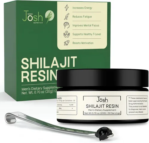Resina Shilajit pura del Himalaya, 70% más de ácido fúlvico y más de 85 minerales para energía y enfoque, refuerzo de niveles T, estándar de oro